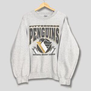 90s Vintage Pittsburgh Penguins Hockey Sweatshirt, Retro NHL Penguins Shirt Tee